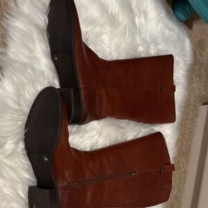 INC International Concepts Brown Heeled Boots